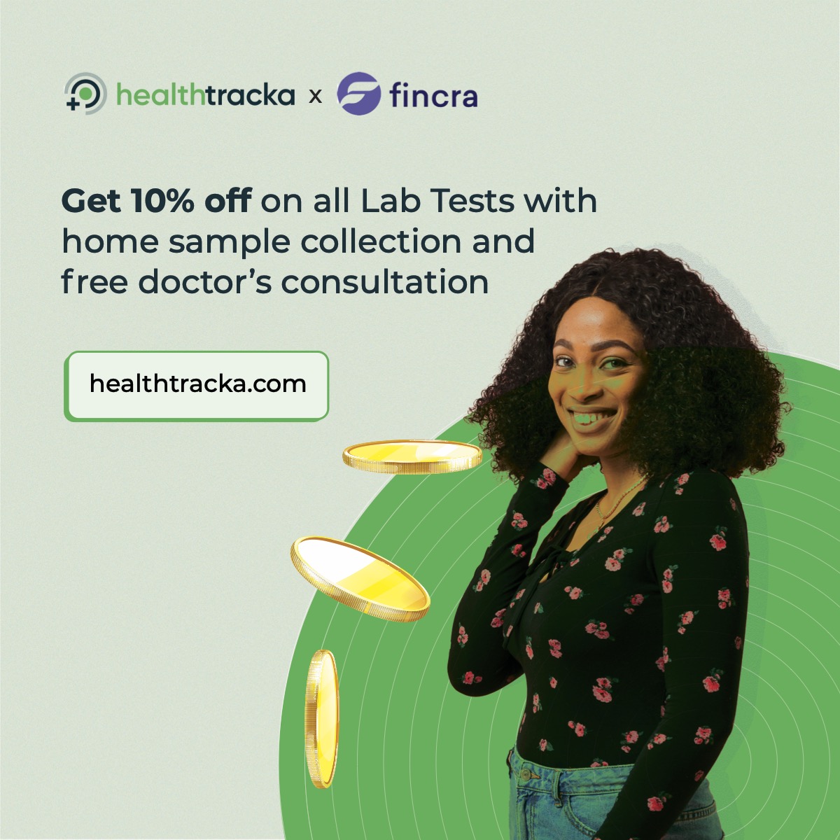 Healthtracka's perks for Fincra Partner Program